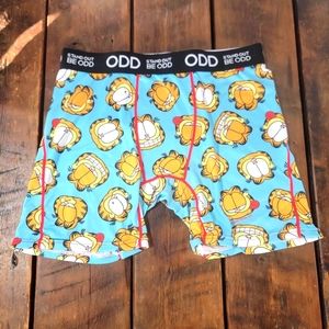 Garfield Print Boxer Shorts - Blue/Orange By ODD